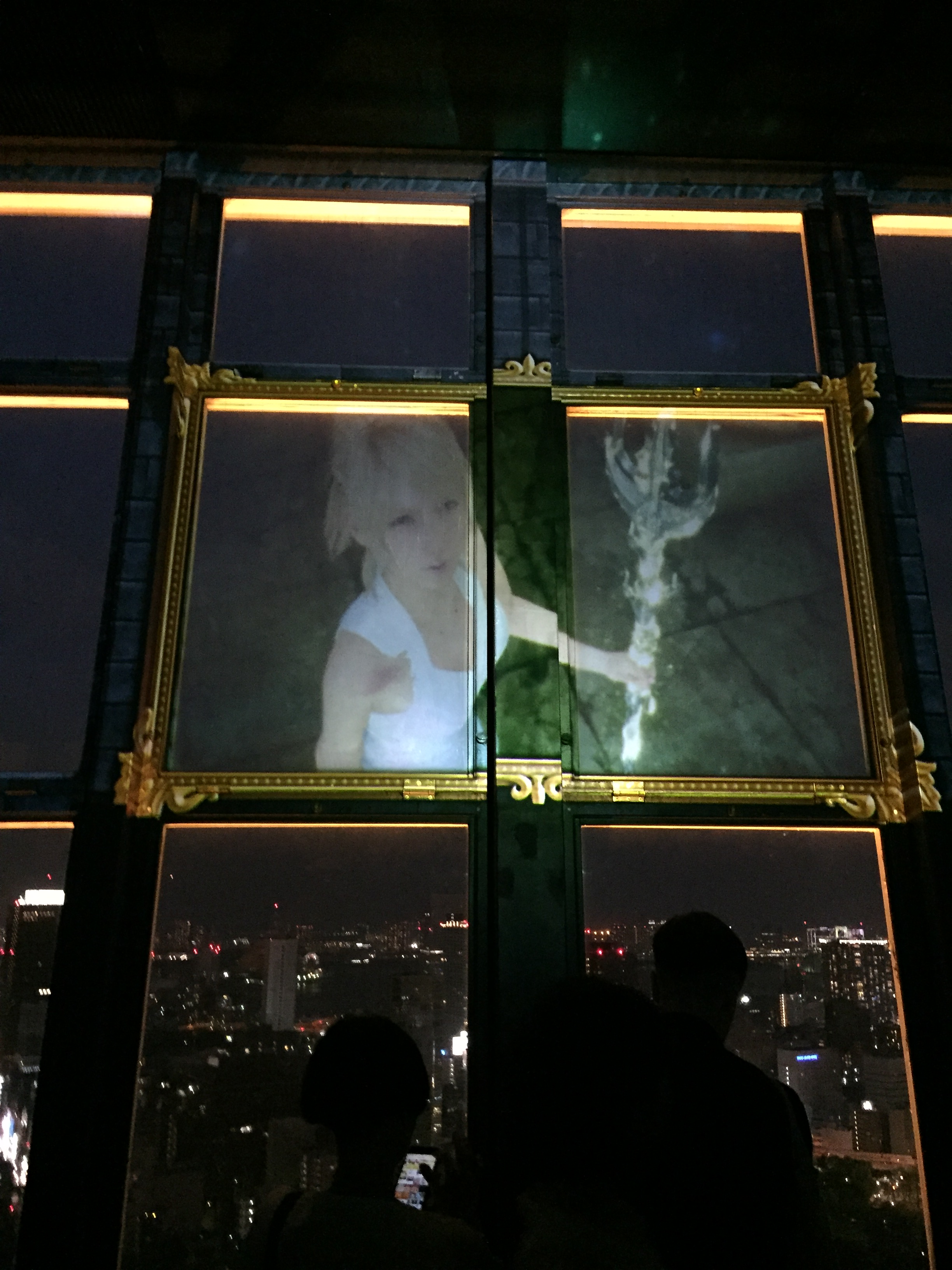 【2017】FF30周年コラボ クリスタルタワー、東京タワーの夜景にプロジェクションマッピング@東京タワー